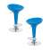 Набор 2 шт Стул барный DOBRIN BOMBA, голубой