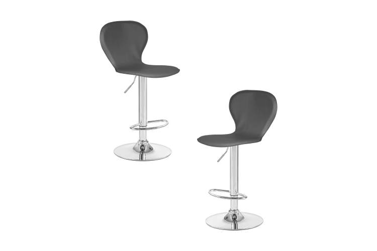 Набор 2 шт Стул барный DOBRIN ELISA, серый