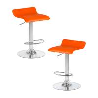 Набор 2 шт Стул барный DOBRIN TOMMY, оранжевый