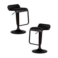 Набор 2 шт Стул барный DOBRIN CRACK BLACK, черный