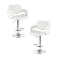 Набор 2 шт Стул барный DOBRIN TIESTO, белый
