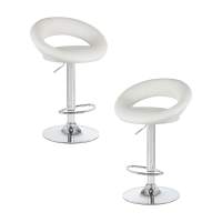 Набор 2 шт Стул барный DOBRIN MIRA, белый