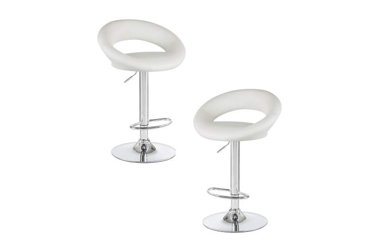 Набор 2 шт Стул барный DOBRIN MIRA, белый