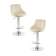 Набор 2 шт Стул барный DOBRIN LOGAN, кремовый