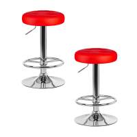 Набор 2 шт Табурет барный DOBRIN BRUNO, красный