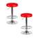 Набор 2 шт Табурет барный DOBRIN BRUNO, красный