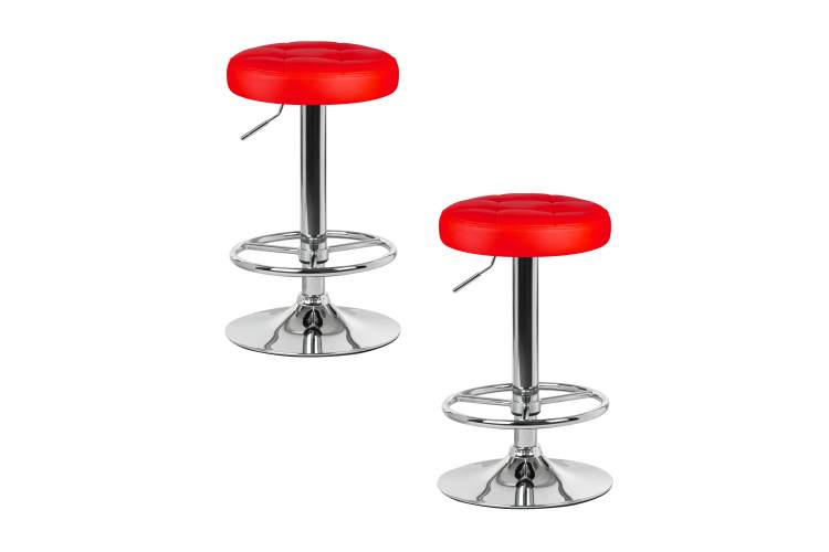 Набор 2 шт Табурет барный DOBRIN BRUNO, красный