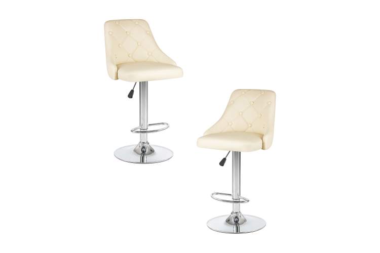 Набор 2 шт Стул барный DOBRIN JOSEPH, кремовый