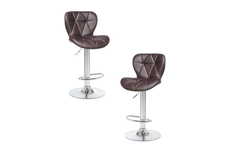 Набор 2 шт Стул барный DOBRIN BARNY, коричневый