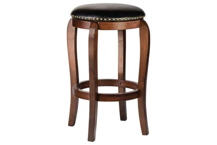 Табурет барный DOBRIN BEN BAR, эспрессо, чёрный