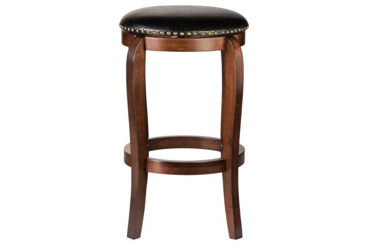 Табурет барный DOBRIN BEN BAR, эспрессо, чёрный-1