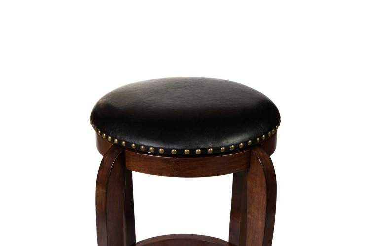 Табурет барный DOBRIN BEN BAR, эспрессо, чёрный-2