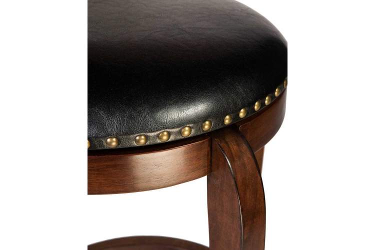 Табурет барный DOBRIN BEN BAR, эспрессо, чёрный-3