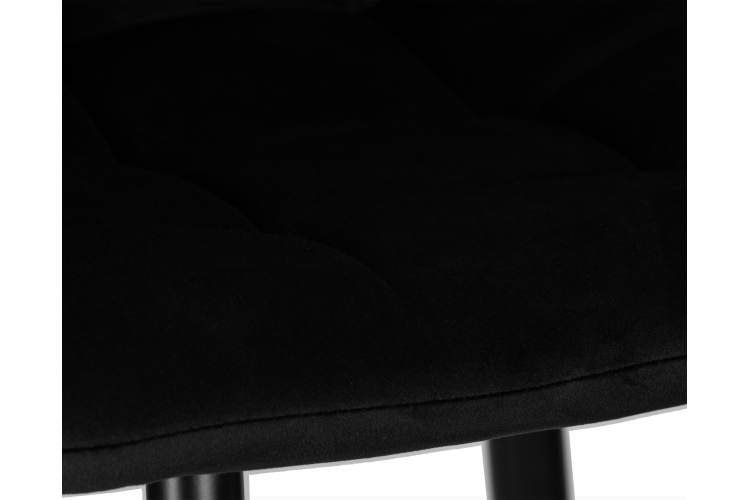 Набор 2 шт Стул барный DOBRIN NICOLE, черные матовые ножки, черный велюр (108-77)-7