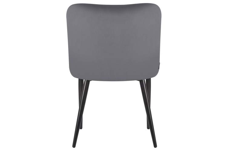 Набор 2 шт Стул обеденный DOBRIN RICHARD, черные матовые ножки, темно-серый велюр (V108-91)-5