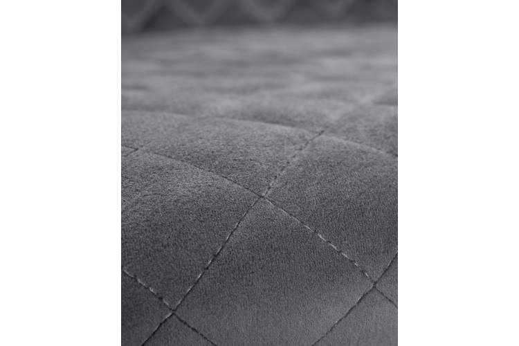 Набор 2 шт Стул обеденный DOBRIN RICHARD, черные матовые ножки, темно-серый велюр (V108-91)-8