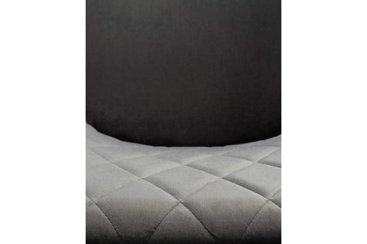 Стул обеденный DOBRIN ROBERT, черные матовые ножки, велюр V108-92 Антрацит-9