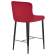 Набор 2 шт Стул полубарный DOBRIN CHRISTIAN'65, черные ножки, бордовый велюр (V108-85)