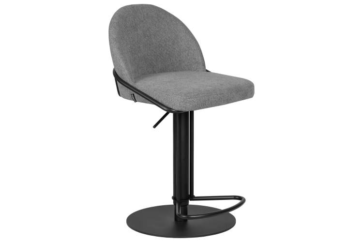 Набор 2 шт Стул барный DOBRIN OLIVER, серая ткань (FLY1347-17)-2