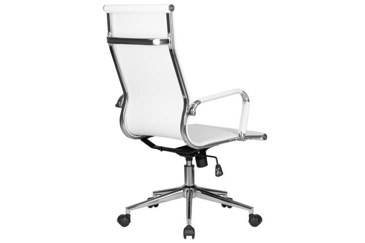 Офисное кресло для руководителей DOBRIN CLARK SIMPLE, белый-3