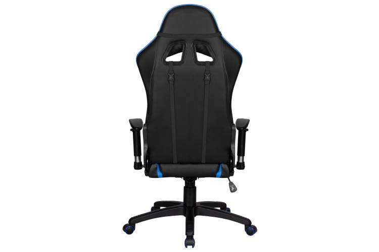 Кресло игровое DOBRIN BRIAN, черно-синяя экокожа-4