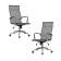 Набор 2 шт Офисное кресло для персонала DOBRIN CARTER, серый