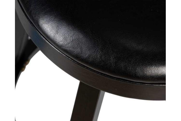 Круглый барный табурет DOBRIN BOB BAR, капучино, черный-5