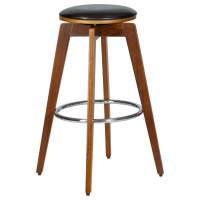 Табурет барный TOM'77, цвет черный глянец PU ABD 002 Табурет барный TOM'77, цвет черный глянец PU ABD 002