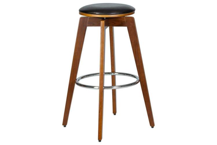 Табурет барный DOBRIN TOM'77, цвет черный глянец PU ABD 002