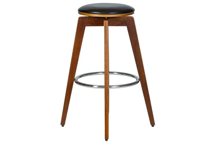 Табурет барный DOBRIN TOM'77, цвет черный глянец PU ABD 002-1