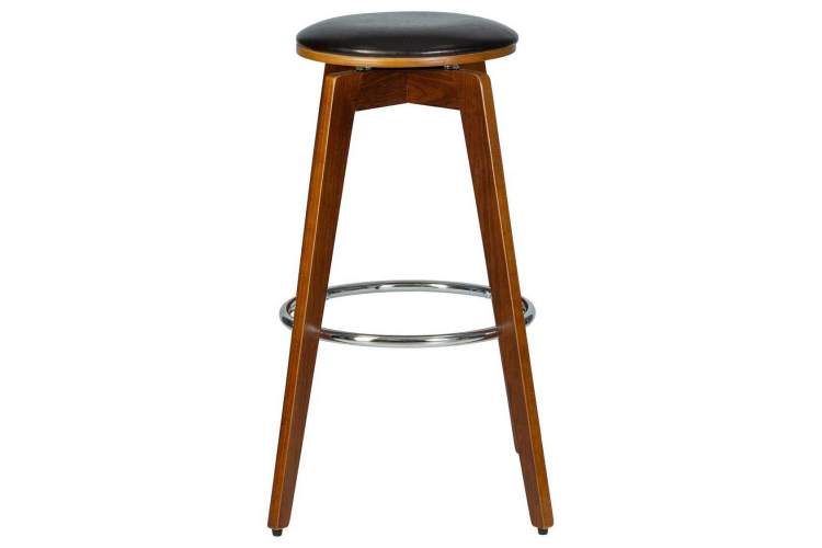 Табурет барный DOBRIN TOM'77, цвет черный глянец PU ABD 002-2