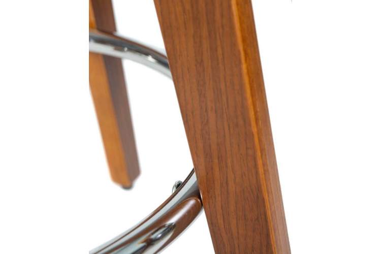 Табурет барный DOBRIN TOM'77, цвет черный глянец PU ABD 002-6