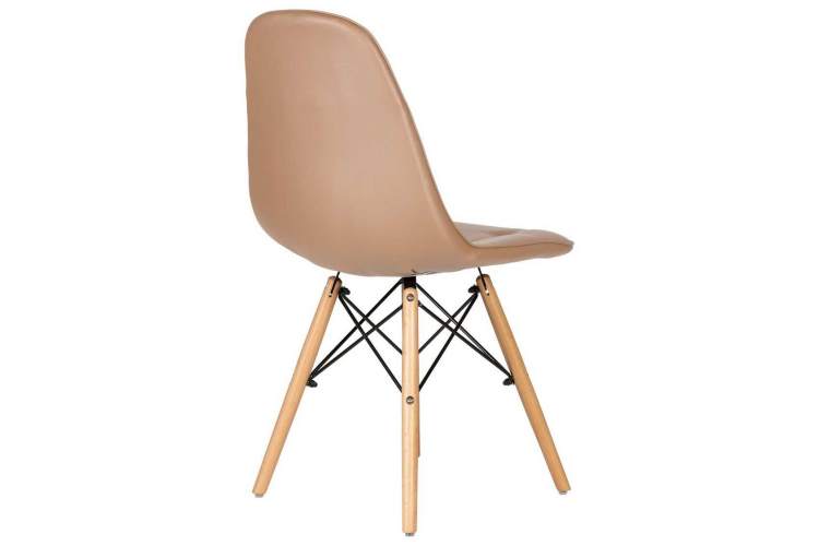 Стул обеденный DOBRIN BENNET, ножки светлый бук, коричневый-2