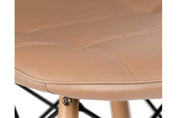 Стул обеденный DOBRIN BENNET, ножки светлый бук, коричневый-6