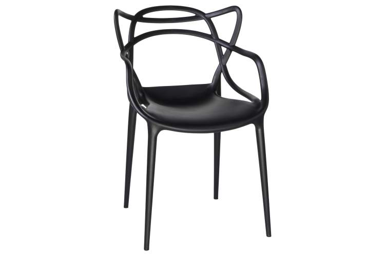 Набор 4 шт Стул обеденный DOBRIN MASTERS, чёрный (B-03)