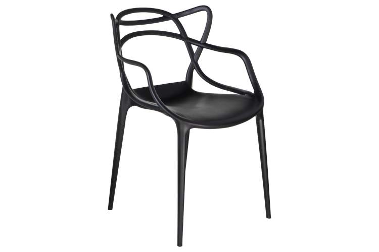 Набор 4 шт Стул обеденный DOBRIN MASTERS, чёрный (B-03)-1