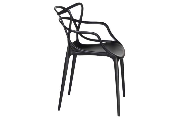 Набор 4 шт Стул обеденный DOBRIN MASTERS, чёрный (B-03)-2