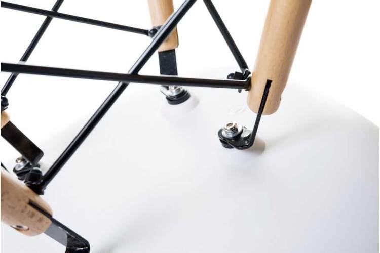 Стул обеденный DOBRIN DAW, ножки светлый бук, цвет сиденья белый-7