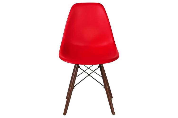Стул обеденный LMZL-PP623, ножки тёмный бук, цвет сиденья красный-5