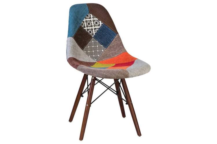 Стул обеденный LMZL-PP623, ножки тёмный бук, цвет сиденья мозаика