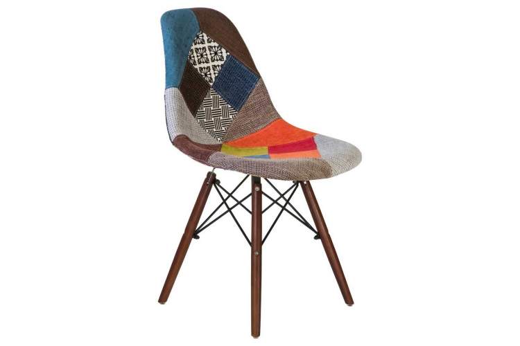 Стул обеденный LMZL-PP623, ножки тёмный бук, цвет сиденья мозаика-1