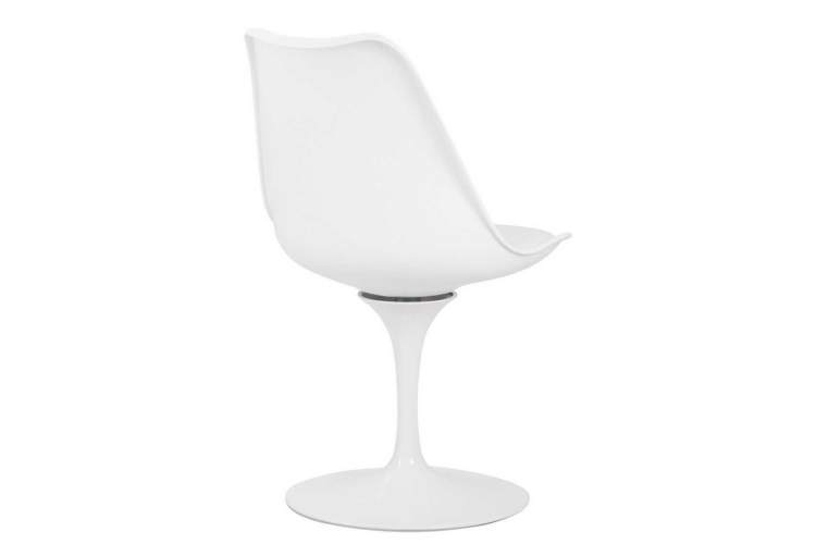 Стул обеденный DOBRIN TULIP, белое основание, цвет белый (W-02)-3