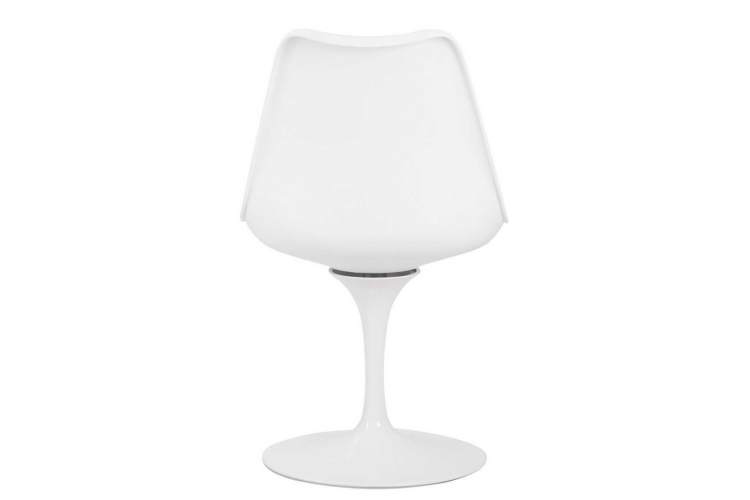 Стул обеденный DOBRIN TULIP, белое основание, цвет белый (W-02)-4