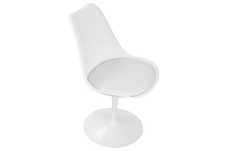 Стул обеденный DOBRIN TULIP, белое основание, цвет белый (W-02)-6