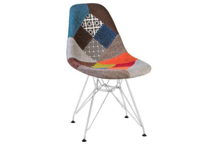 Набор 4 шт Стул обеденный DOBRIN DSR, ножки хром, цвет мозайка-1