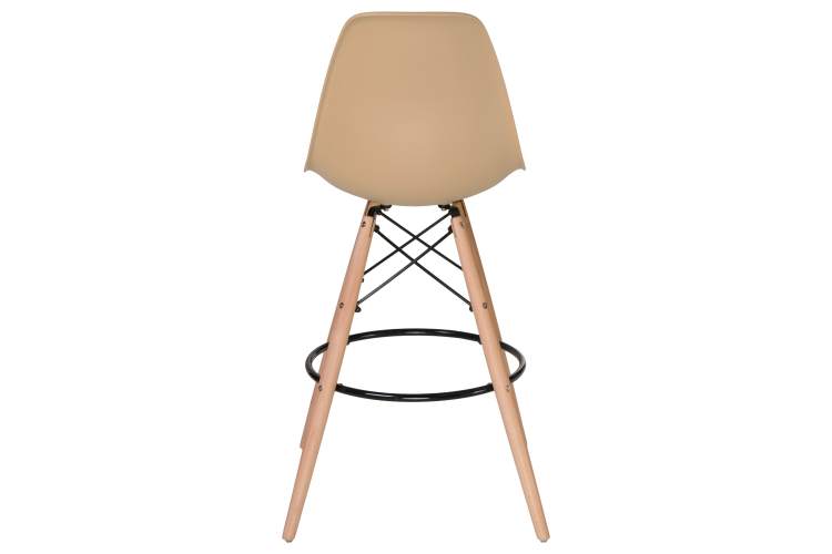 Набор 2 шт Стул барный DOBRIN DSW BAR, ножки светлый бук, цвет сиденья бежевый (GR-03)-5