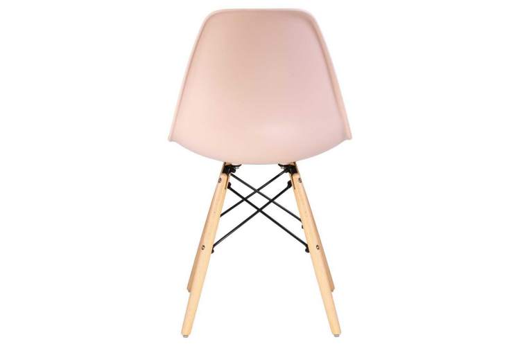 Стул обеденный DOBRIN DSW, ножки светлый бук, цвет светло-розовый (PK-02)-4