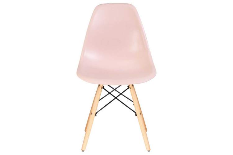 Стул обеденный DOBRIN DSW, ножки светлый бук, цвет светло-розовый (PK-02)-5