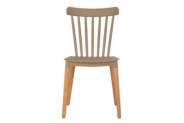 Стул обеденный DOBRIN THEO, ножки светлый бук, цвет бежевый (GR-03)-5