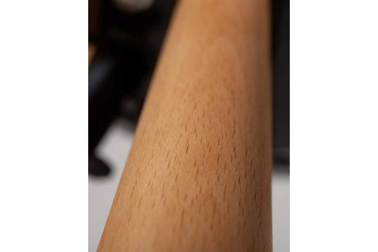 Стул полубарный DOBRIN RONNI, ножки светлый бук, тёмно-серый (GR-04)-9